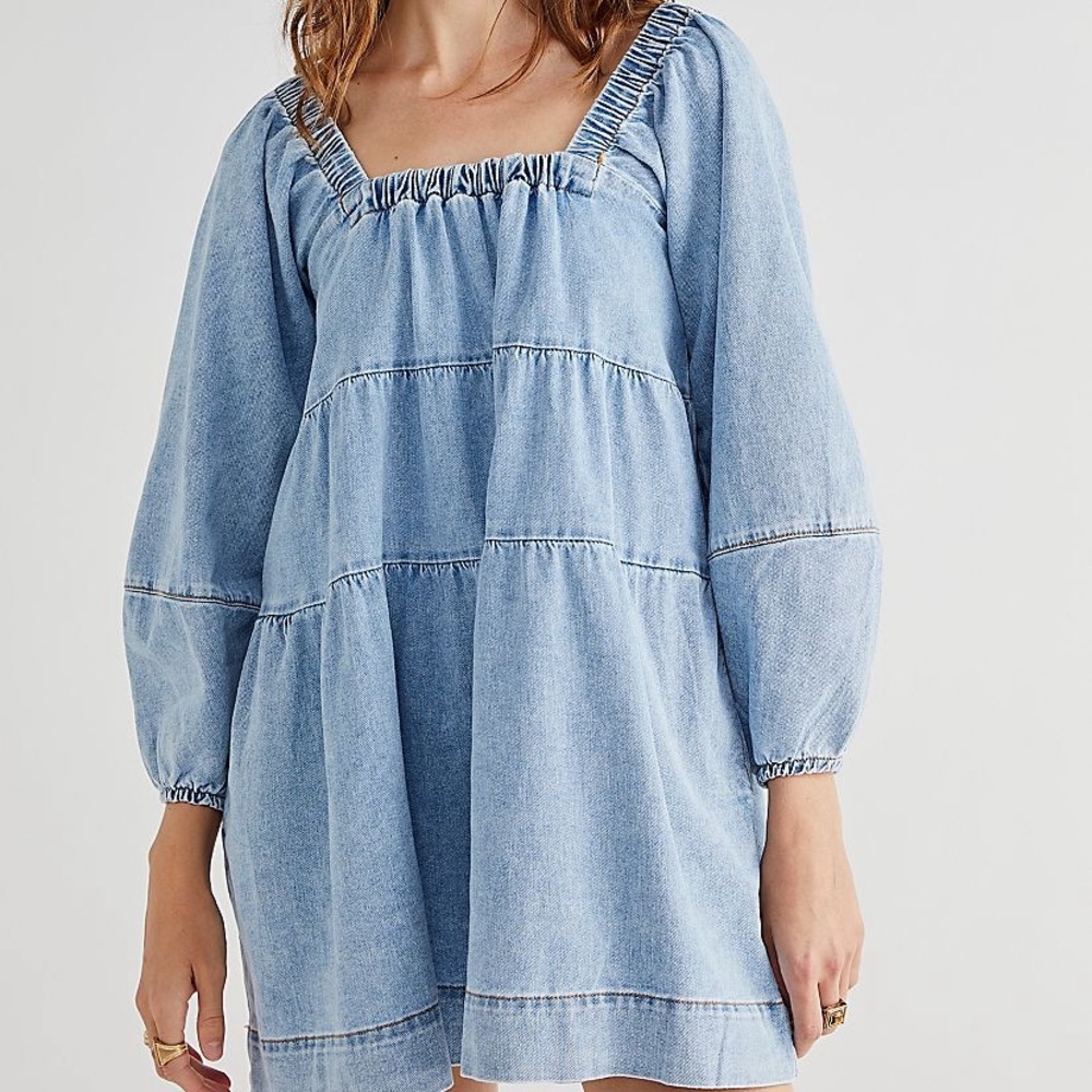 Free People Lou Jean babydoll dress